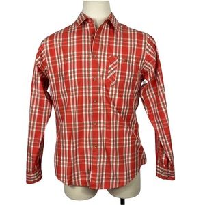 ExcCond Life Khaki Slim Fit Long Sleeve‎ Button Down Large